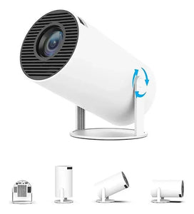 HY300 Pro Projector 140-inch Portable HD + Android + Wi-Fi + 1-Year Warranty