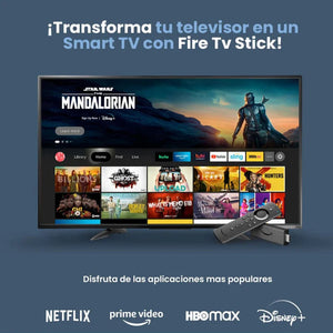 4K Fire Stick TV + 12000 National and International Channels + Smart Control + Alexa Voice Command + Warranty
